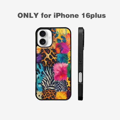 iPhone 16 Plus Case — Full Color Vibrant Animal Print Animal, Personalized Phone Case