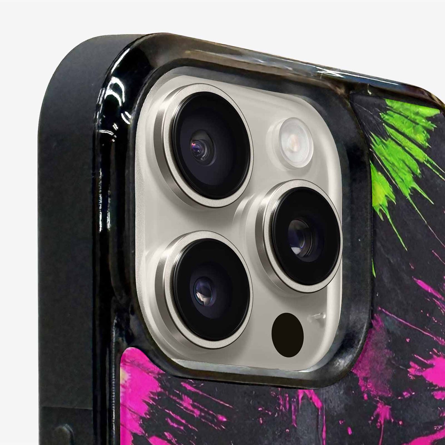 iPhone 16 Pro Max Case — Acid Wash Tie Dye Neon, Custom Made Phone Cover