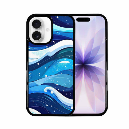 iPhone 17 Case — Glossy Winter Wave Cartoon Cute, Custom Made Phone Cover