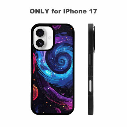 iPhone 17 Case — Rose Galaxy Art Seamless Galaxy Space, Original Design Phone Case