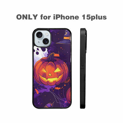 iPhone 15 Plus Case — Halloween Art Print Edge To Edge, Custom Made Phone Cover