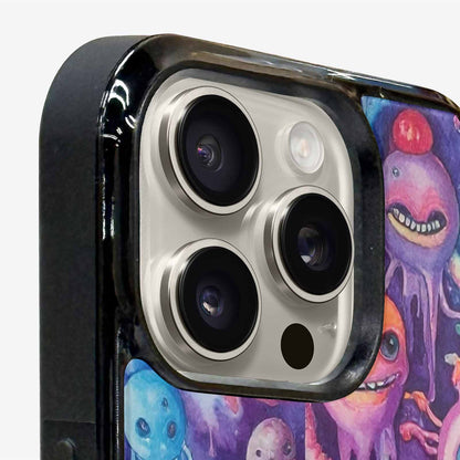 iPhone 15 Pro Max Case — Aliens Tie Dyemelting Aliens P, Custom Print Case Cover