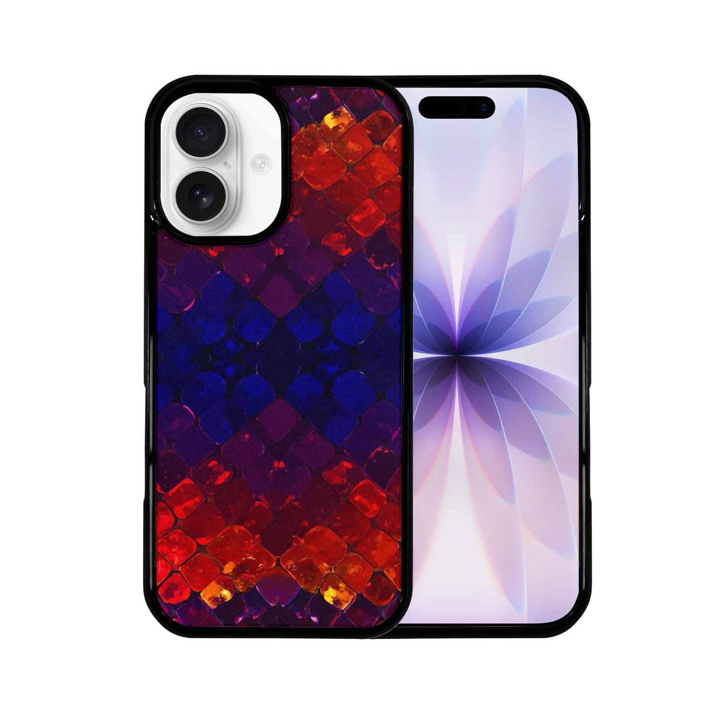 iPhone 17 Case — Snake Print Dark Seamless Animal Print, Custom Designed Case Cover