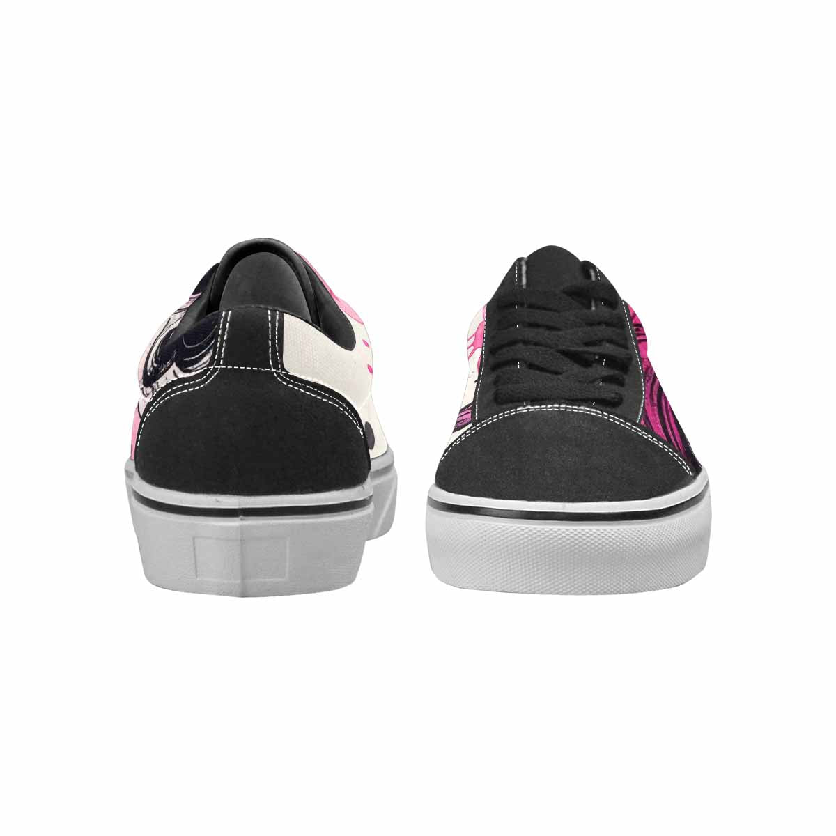 WOMEN'S Van Gogh Swirl Lace-Up Canvas Dark Academia Sneakers
