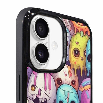iPhone 17 Case — Pastel Gore Character Pattern Original Art, Customized Protective Case