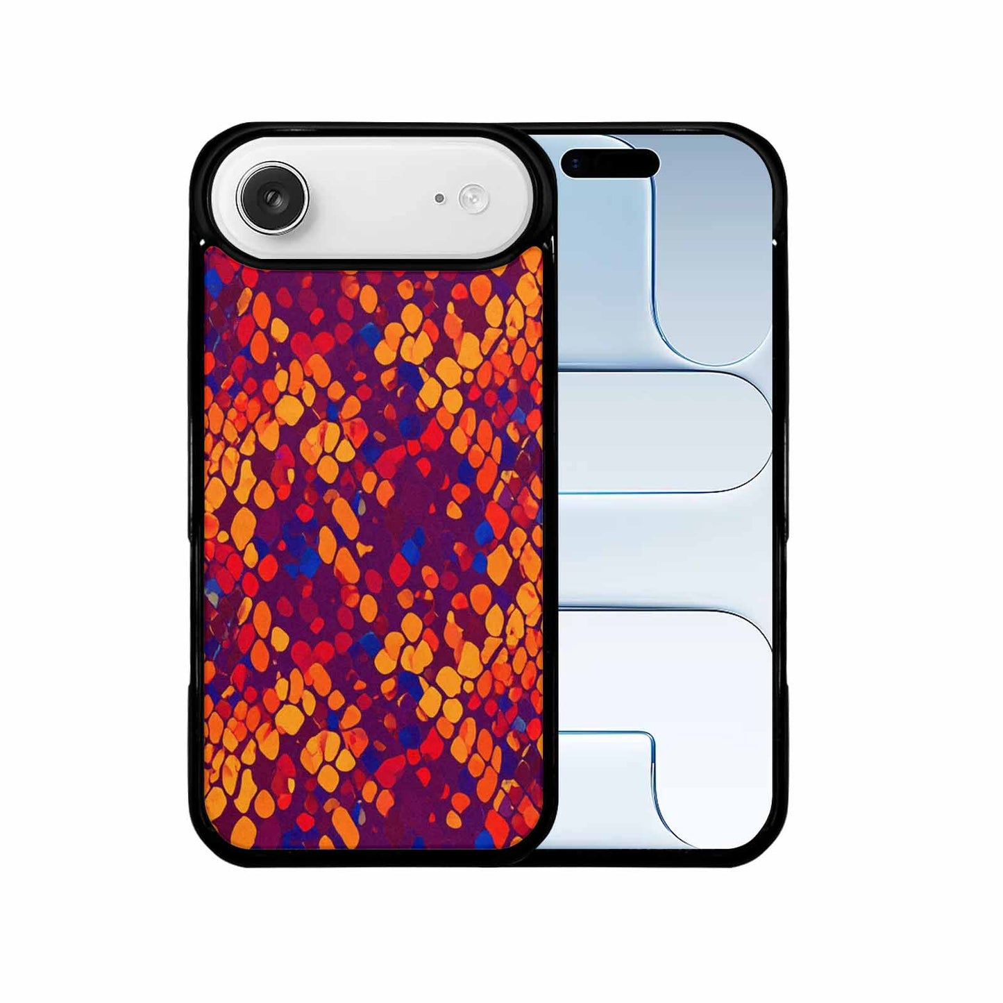 iPhone 17 Air Case — Dark Snake Print Original Art, Custom Printed Phone Case