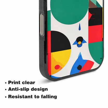 iPhone 16 Pro Case — 1960s Mod Cartoon Art Pattern, Unique Phone Case Design