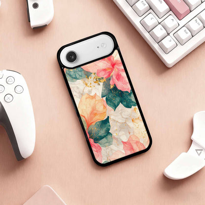 iPhone 17 Air Case — Marble Floral, Original Design Phone Case