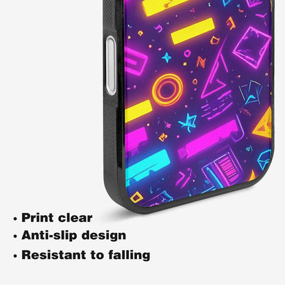 iPhone 16 Case — 80s Retro Motif 80s Retro Motifs, Custom Art Phone Cover