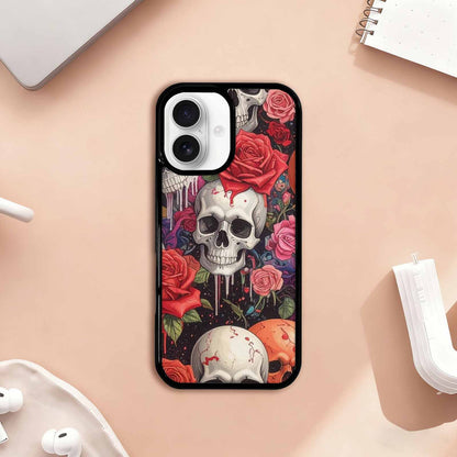 iPhone 17 Case — Skulls And Roses Skulls Gothic Skulls, Customized Protective Case