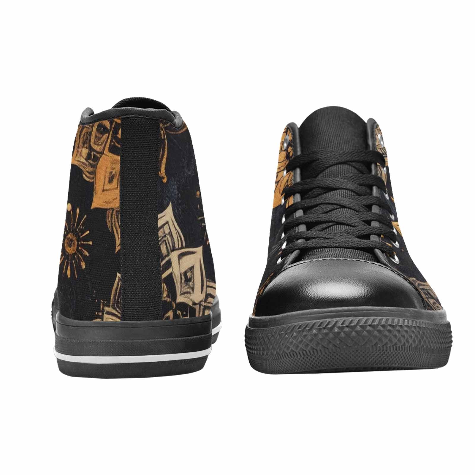 MEN'S Mandala High Top Canvas Dark Academia Custom Sneakers