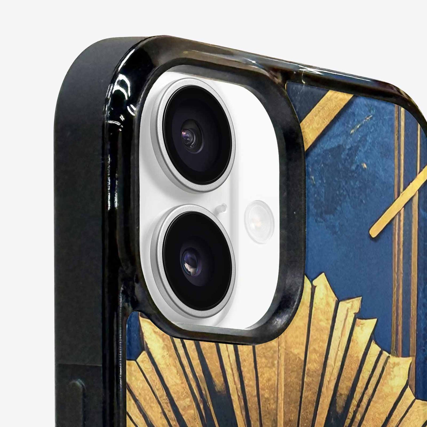 iPhone 16 Case — Art Deco Illustration Pattern, Custom Art Phone Cover