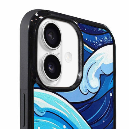 iPhone 17 Case — Glossy Winter Wave Cartoon Cute, Custom Designed Case Cover