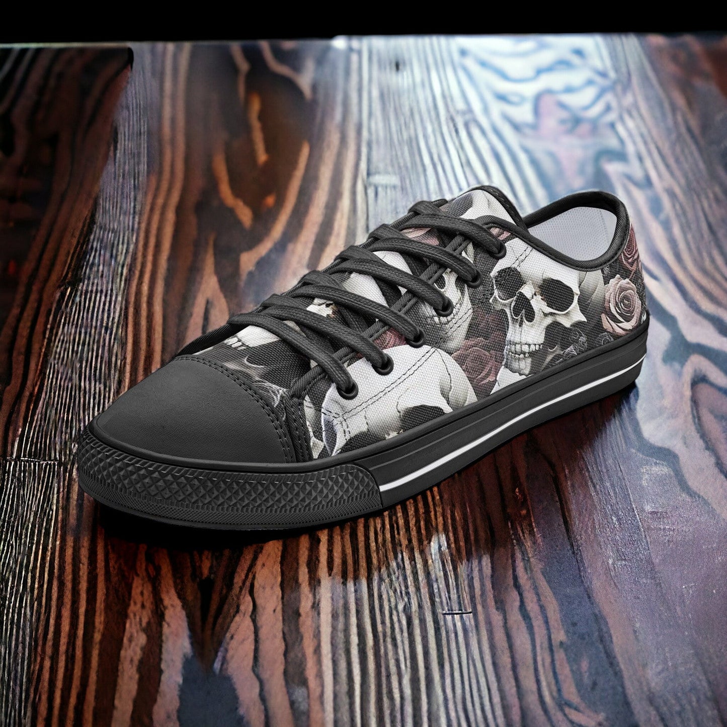Butterfly Rainbow Teal Gold Wearable Bold Art - Freaky Shoes | Custom Art Sneakers