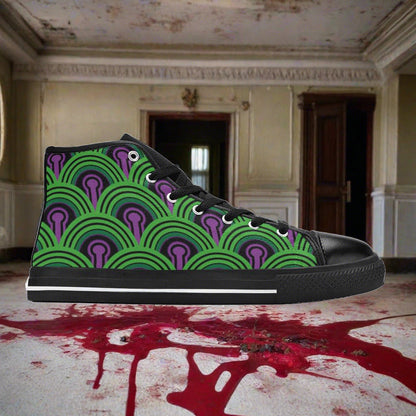 Dragon Navy Indigo Custom Bold Art - Freaky Shoes