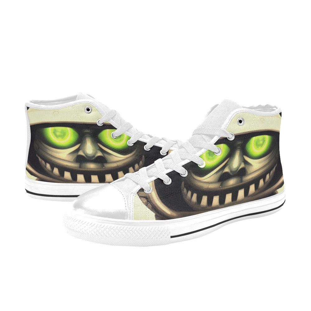 WOMEN'S Cc Space Dude High Top Canvas Cottagecore Custom Sneakers