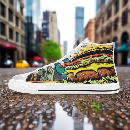 Wolf Earthy Brown Custom Bold Art - Freaky Shoes