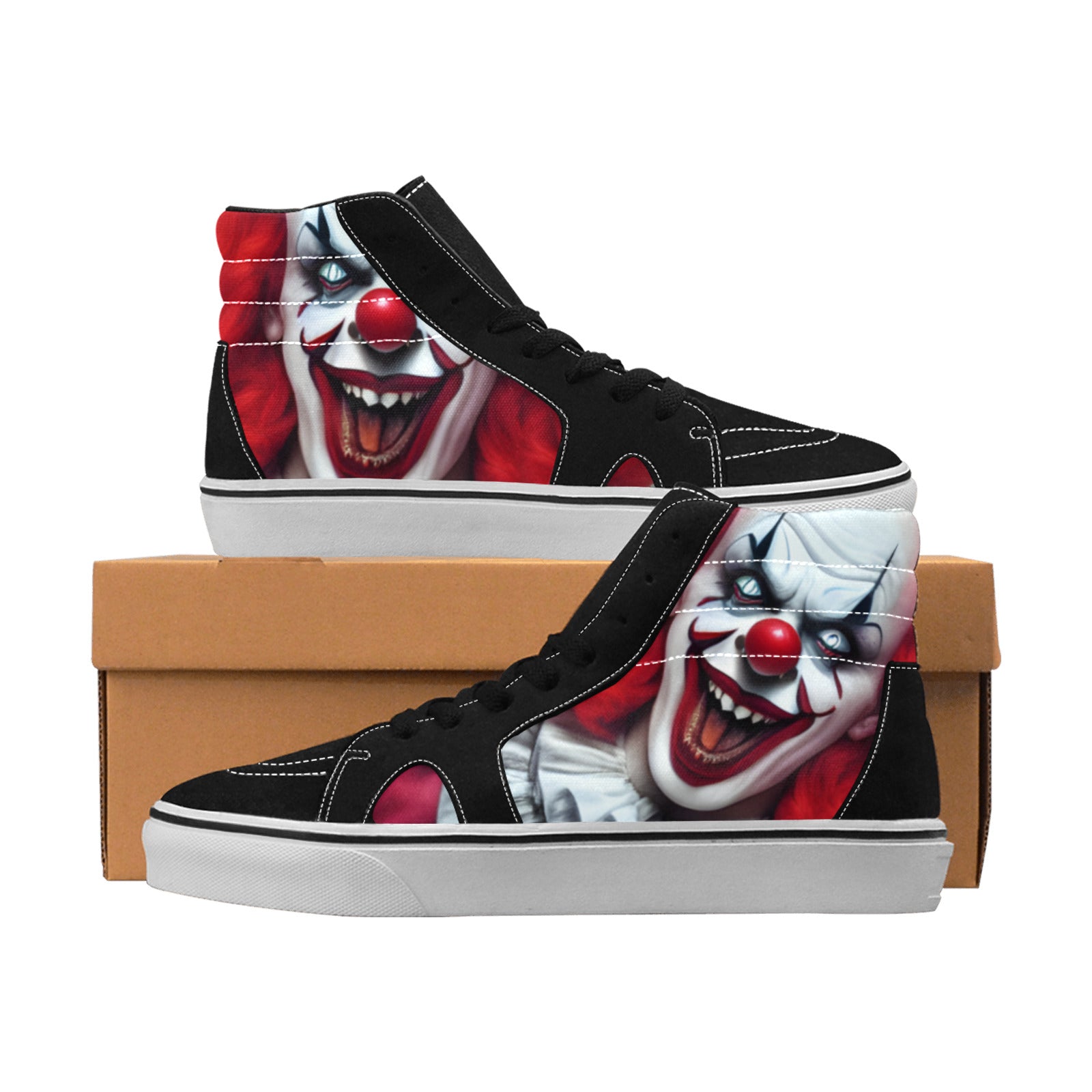 MEN'S Evil Clown High Top Skateboarding Dreamcore Sneakers