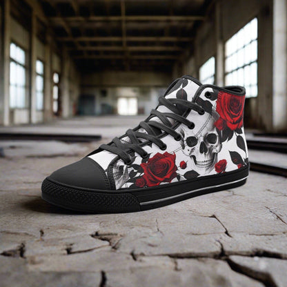 Cyberpunk Navy Indigo Unique Bold Art - Freaky Shoes | Custom Art Sneakers