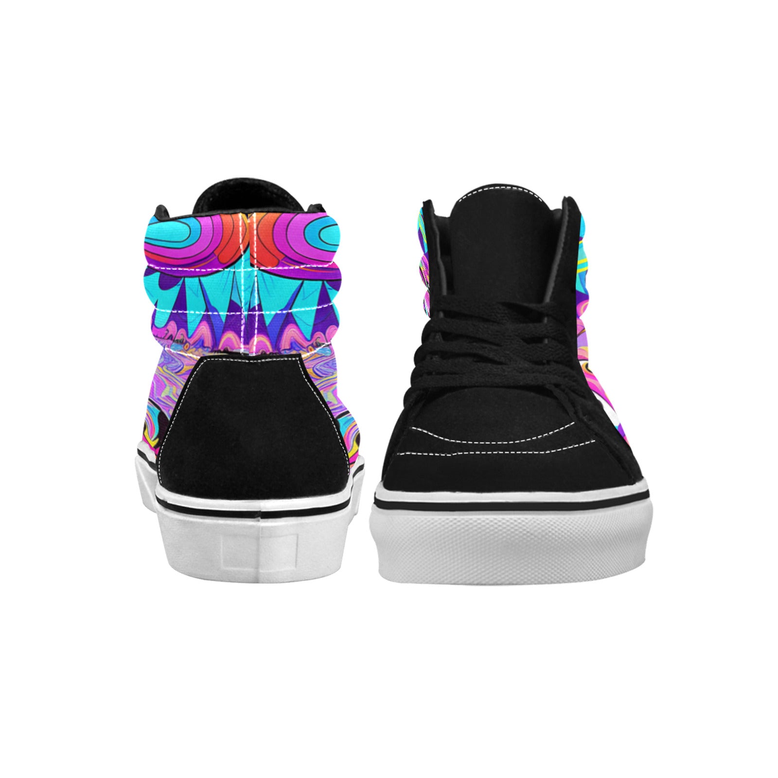 MEN'S Trip Art 2 High Top Skateboarding Dark Academia Shoes