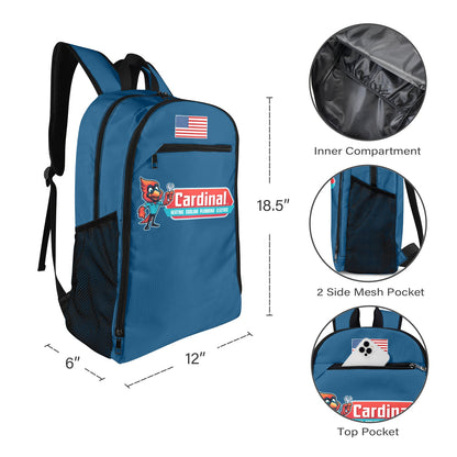 Cardinal All Over Print Leisure Sports Backpack (Model 1741)