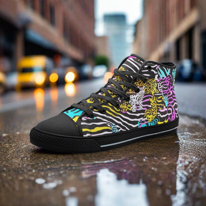 Monarch White Gold Unique Bold Art - Freaky Shoes | Custom Art Sneakers