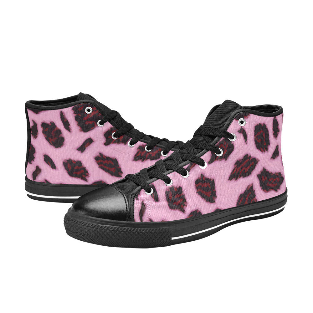 MEN'S Cc Animal Print Men’S High Top Canvas Vivid Shoes