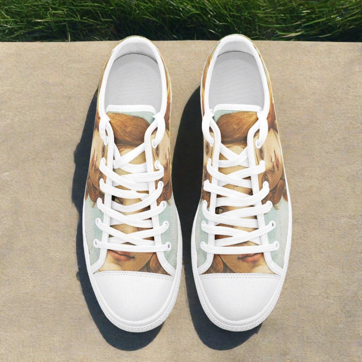 Celtic Orange Black Vivid Bold Art - Freaky Shoes | Custom Art Sneakers
