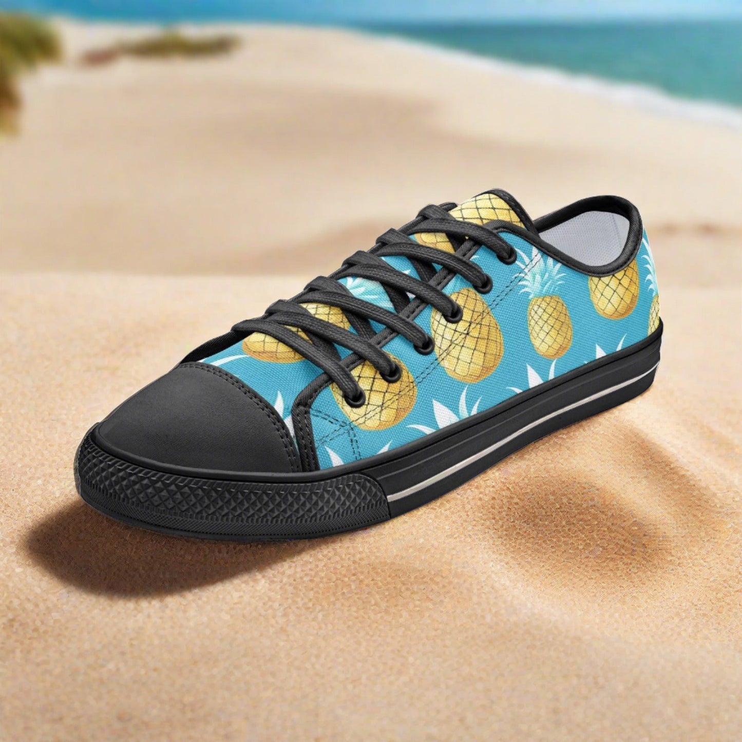 Aurora Borealis Jewel Rich Wearable Bold Art - Freaky Shoes | Custom Art Sneakers