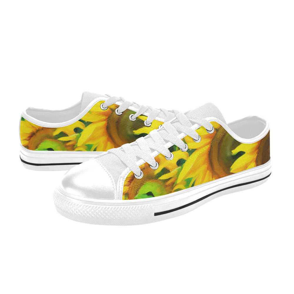 MEN'S Sunflowers Art Canvas Y2K Shoes