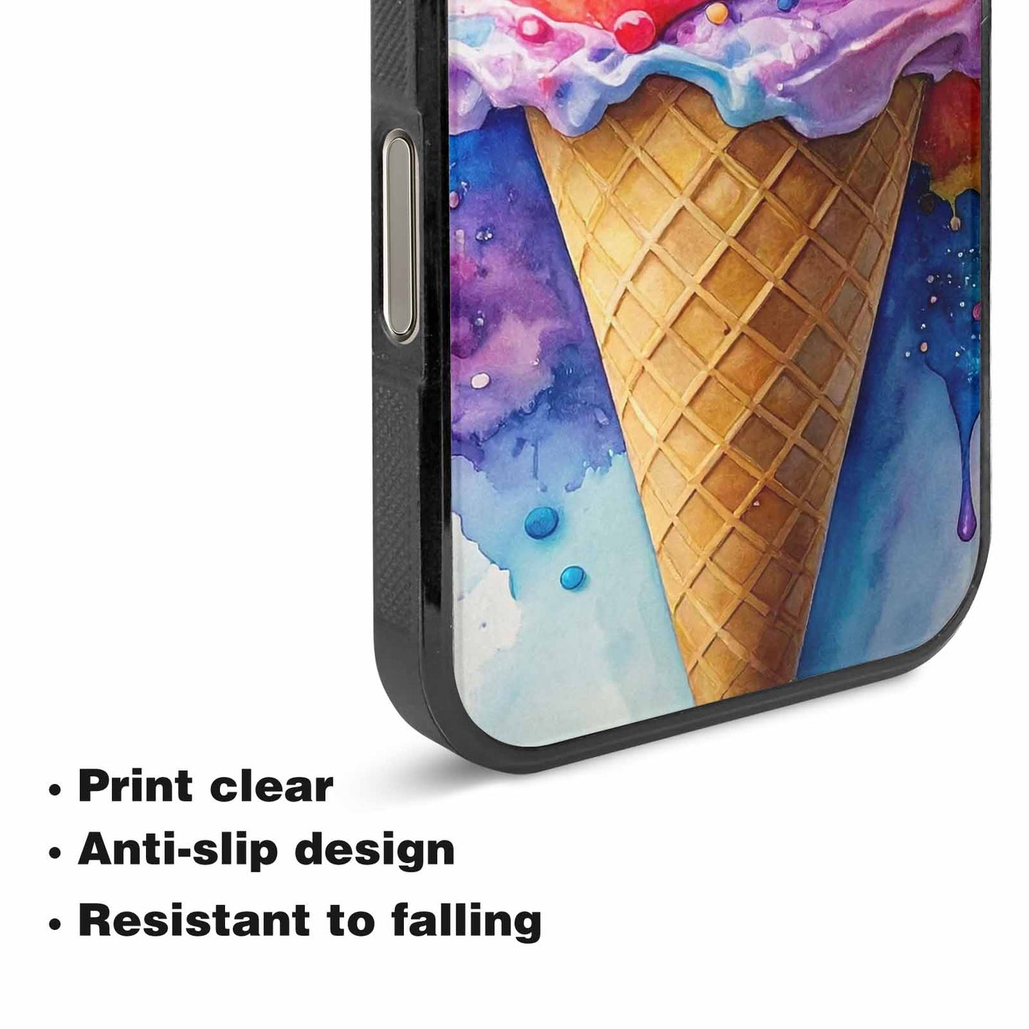 iPhone 16 Pro Max Case — Melting Icecream Collage, Unique Phone Case Design