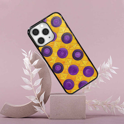 iPhone 15 Pro Max Case — Intersex Flag Color Theme Small Rainbow, Personalized Phone Case
