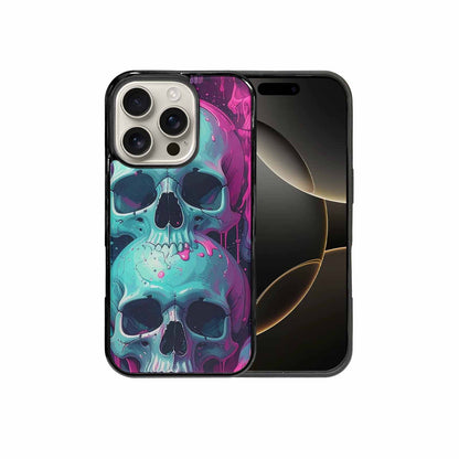 iPhone 16 Pro Case — Thousands Of Skulls Custom, Custom Art Phone Cover