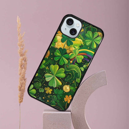 iPhone 15 Plus Case — St Patrick\'s Clover St Patrick\'s Clover, Original Design Phone Case