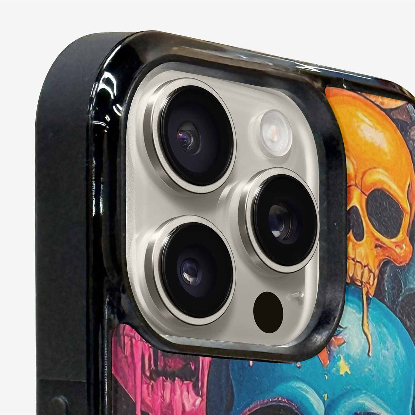 iPhone 16 Pro Case — Skulls General Skulls Pattern, Custom Phone Case