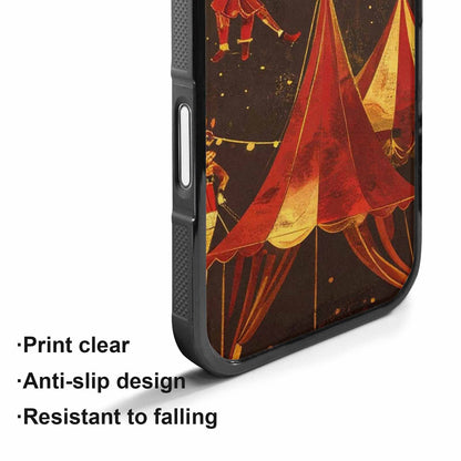 iPhone 17 Case — Vintage Circus Art Pattern Retro Vintage, Custom Made Phone Cover