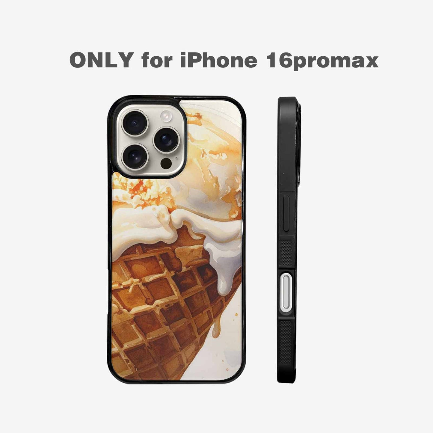 iPhone 16 Pro Max Case — Extreme Close Up Shot Only Drippig, Custom Printed Phone Case