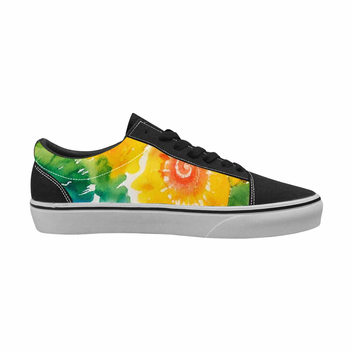 WOMEN'S Tie Dye - Canvas Lace-Up Aesthetic Custom Shoes
