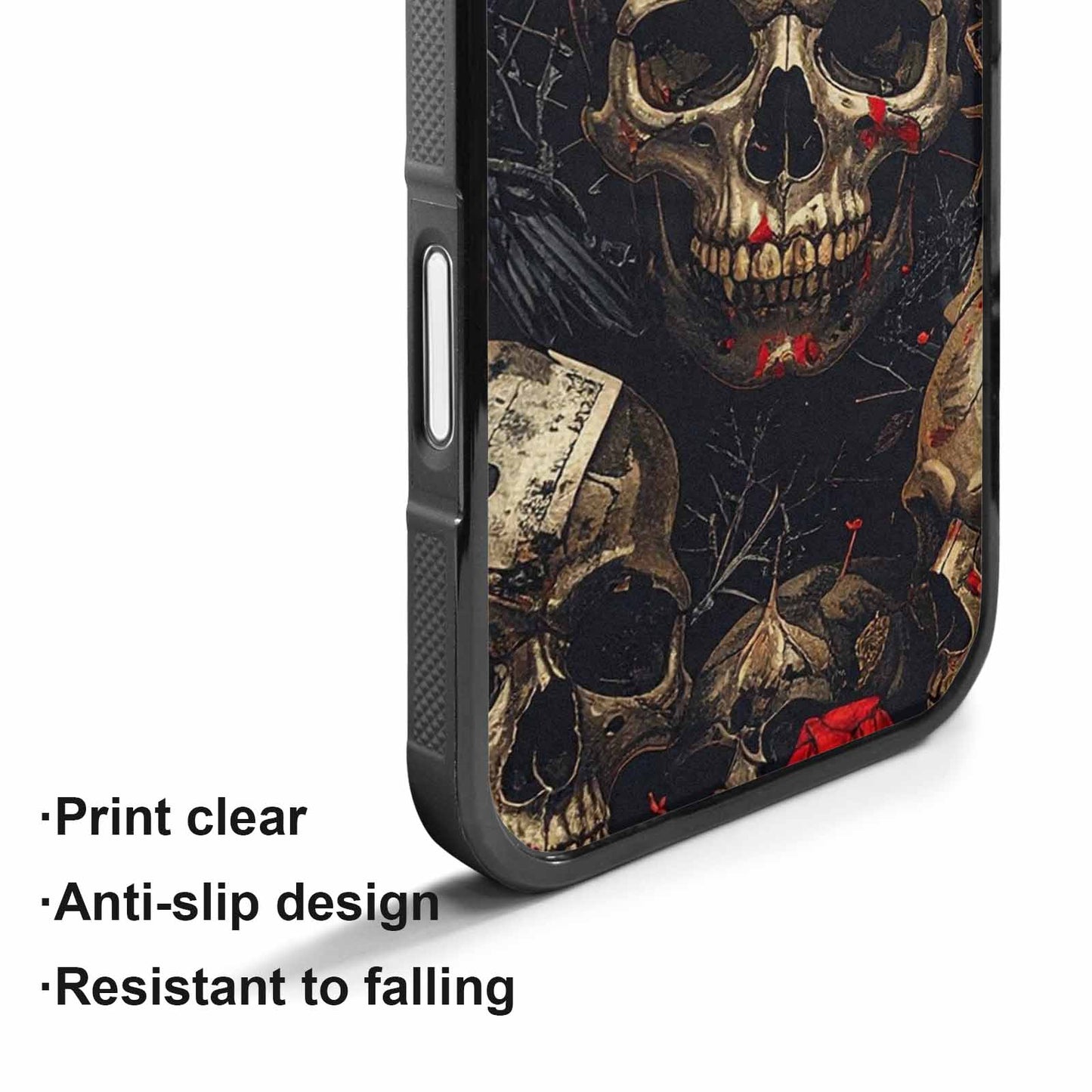 iPhone 17 Case — Skull Dark Art Gothic Print Gothic, Custom Print Case Cover