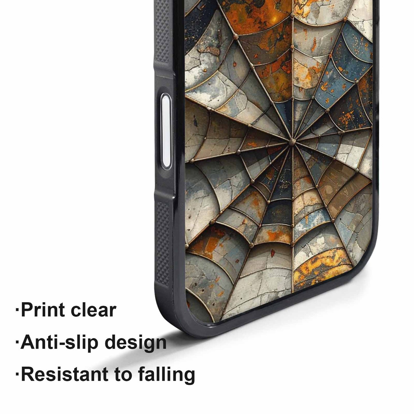iPhone 17 Pro Case — Foil Galaxy Art Spider Galaxy Space, Customized Protective Case