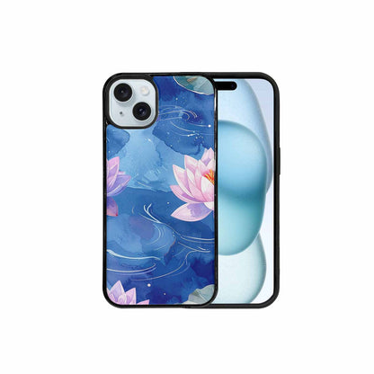 iPhone 15 Plus Case — Monet Water Lilies Painting Pattern, Customized Protective Case