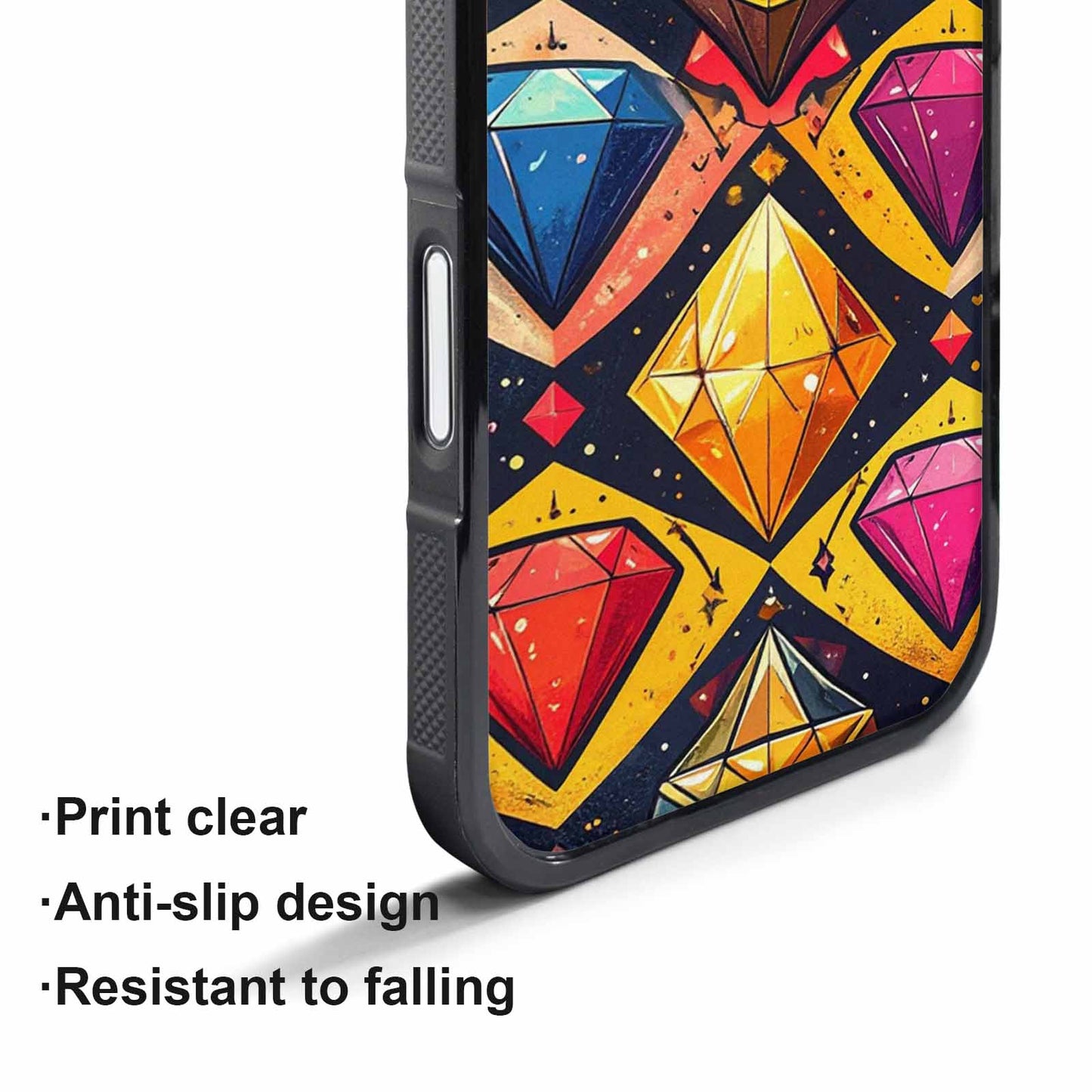 iPhone 17 Pro Case — Vintage Summer Diamond Retro Vintage, Unique Phone Case Design