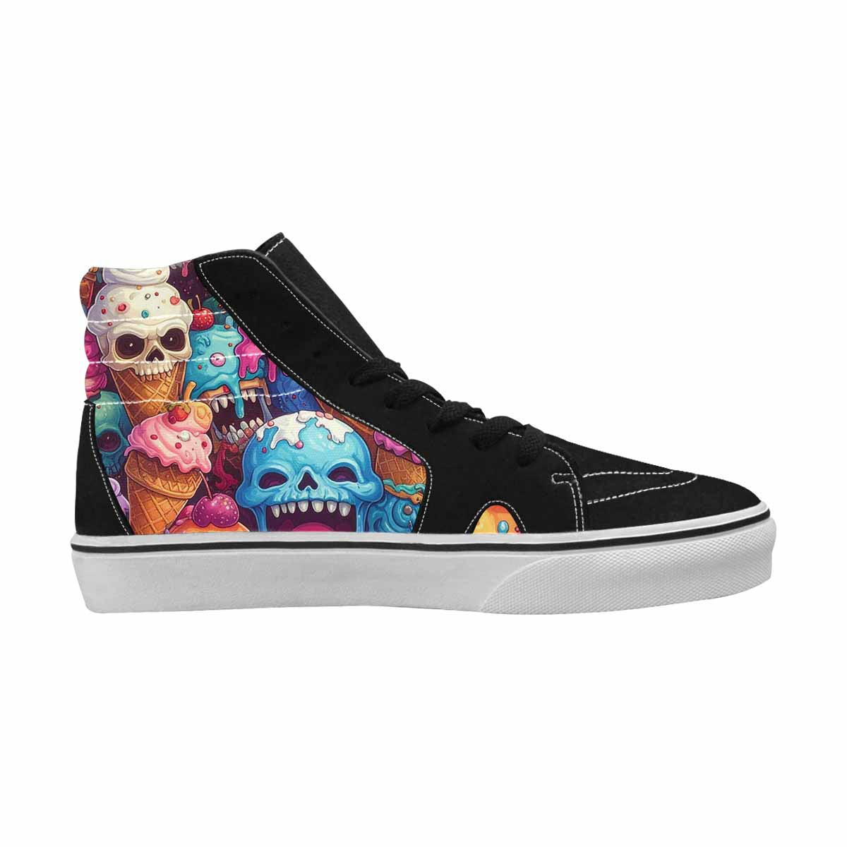 MEN'S Ice Cream Monsters  High Top Canvas Dreamlike Shoes