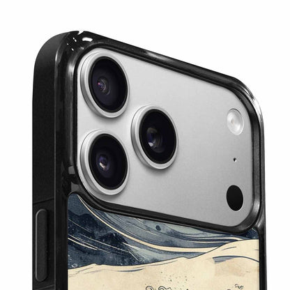 iPhone 17 Pro Case — Vintage Americana Wave Retro Vintage, Custom Phone Case