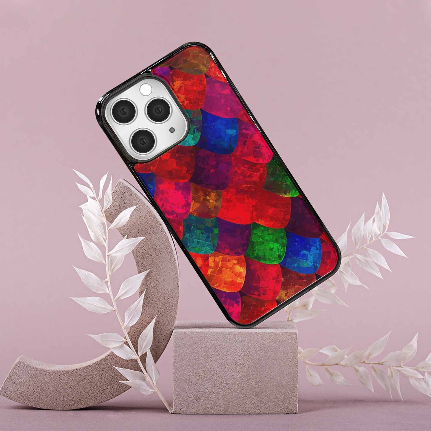 iPhone 15 Pro Max Case — Snake Print Dark Seamless Pattern Vibrant, Custom Made Phone Cover