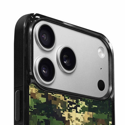 iPhone 17 Pro Case — Small Military Camouflage Blotch Pattern Camo, Custom Made Phone Cover