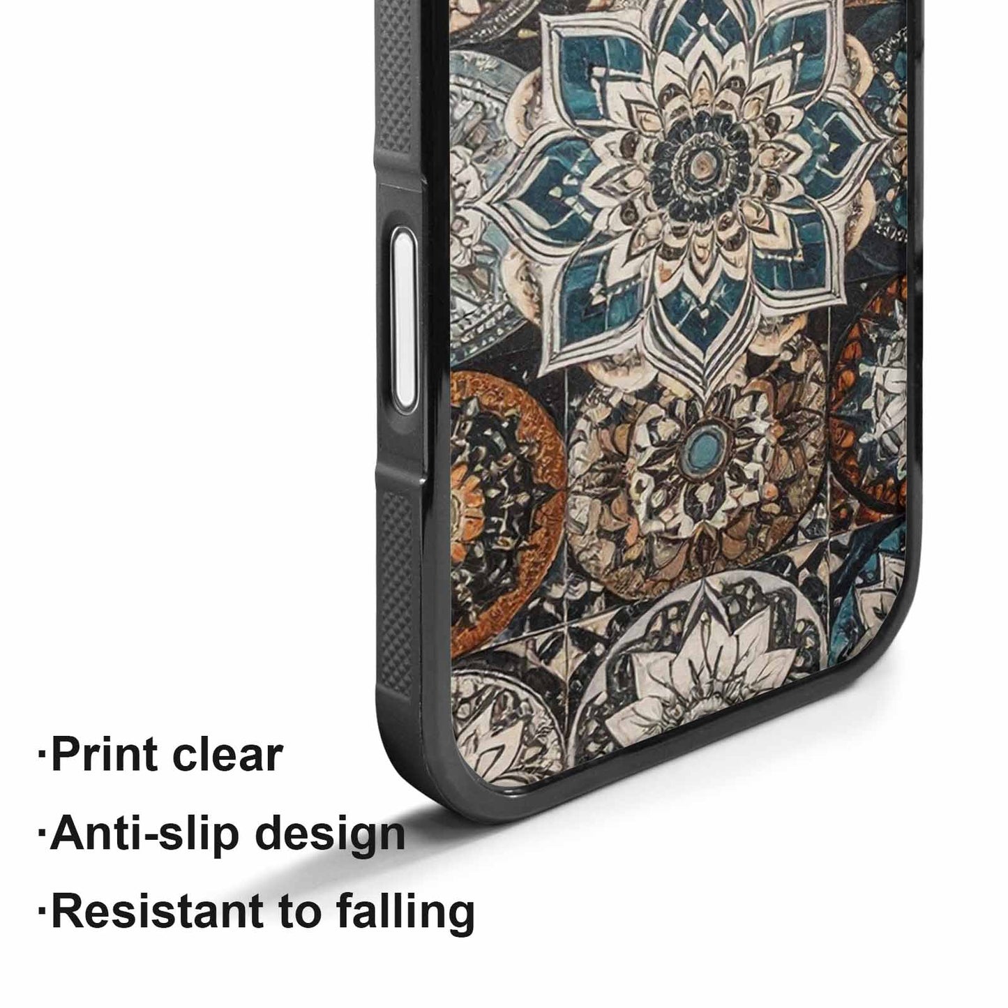 iPhone 17 Case — Small Mandala Pattern, Randomly Floral, Customized Protective Case