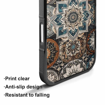 iPhone 17 Case — Small Mandala Pattern, Randomly Floral, Customized Protective Case