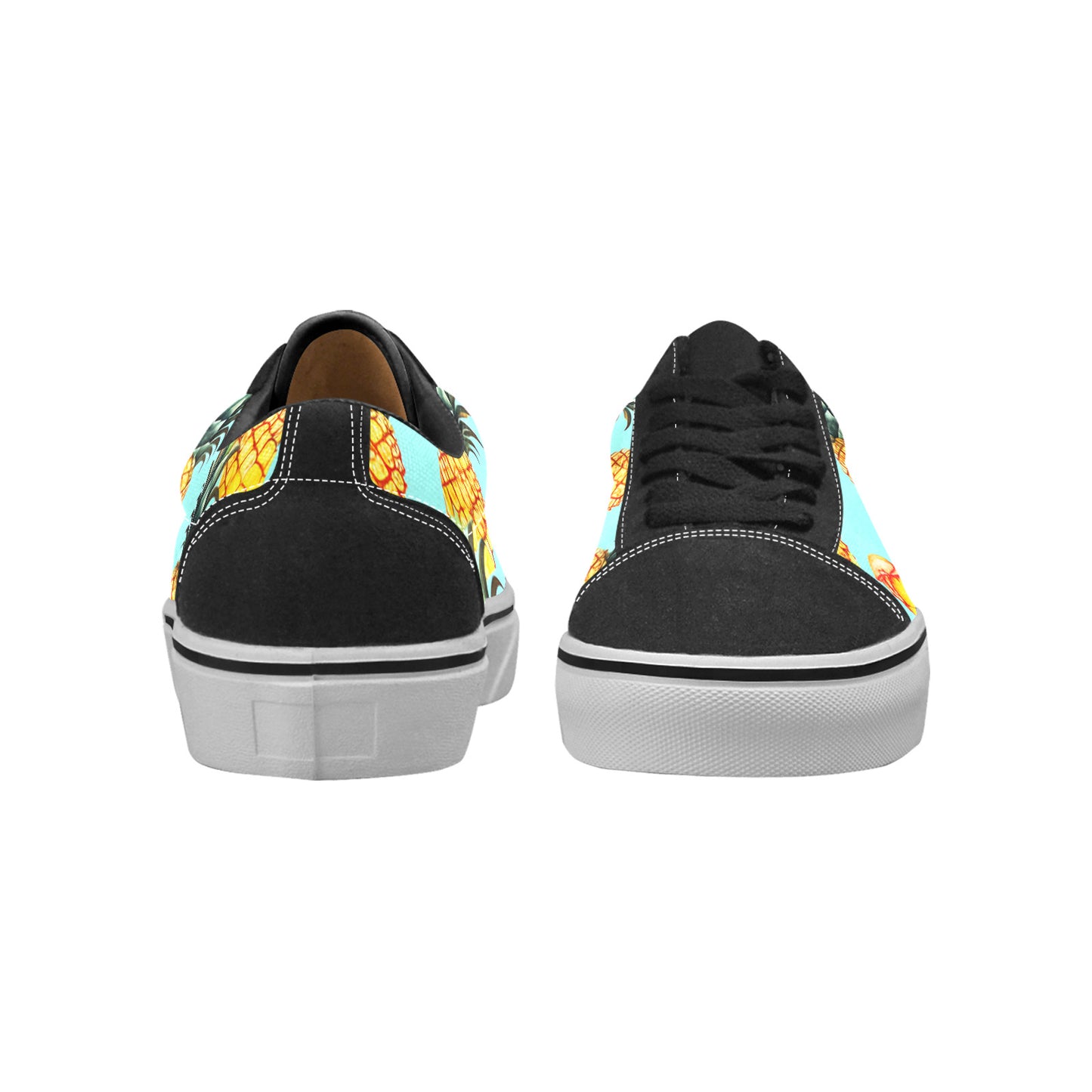 WOMEN'S Pineapples Please 5 Low Top Skateboarding Neon Fantasy Shoes