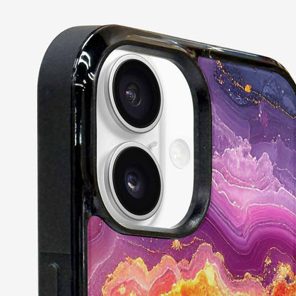 iPhone 16 Case — Psychedelic Marble Tessellation, Custom Made Phone Cover